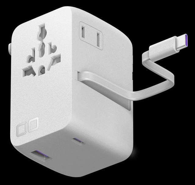 CIO Polaris CUBE TRAVEL объединил дорожный переходник и USB-C-кабель на катушке