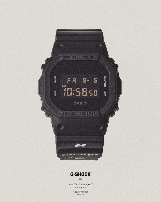 Casio выпустила G-Shock DW-5600UMC26-1DR вместе с корейским брендом Undermycar