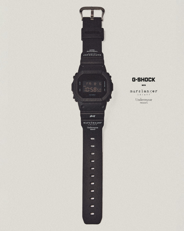 Casio выпустила G-Shock DW-5600UMC26-1DR вместе с корейским брендом Undermycar