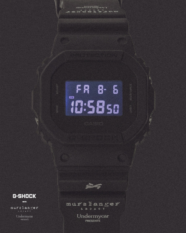 Casio выпустила G-Shock DW-5600UMC26-1DR вместе с корейским брендом Undermycar