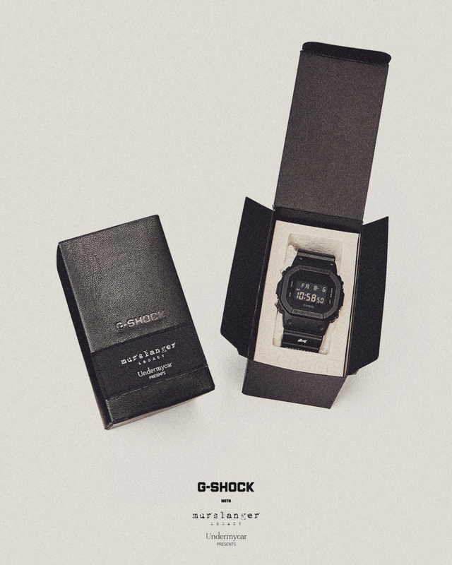 Casio выпустила G-Shock DW-5600UMC26-1DR вместе с корейским брендом Undermycar