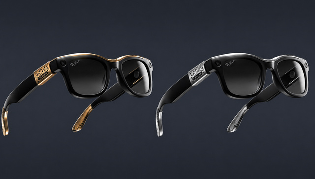 Caviar превратила умные очки Ray-Ban в коллекцию Odyssey с золотом и кожей крокодила