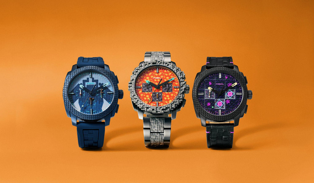 Fossil открыла порталы в три мира Minecraft новой коллекцией часов