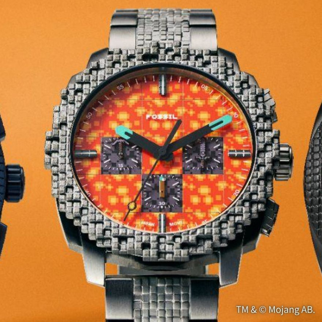 Fossil открыла порталы в три мира Minecraft новой коллекцией часов