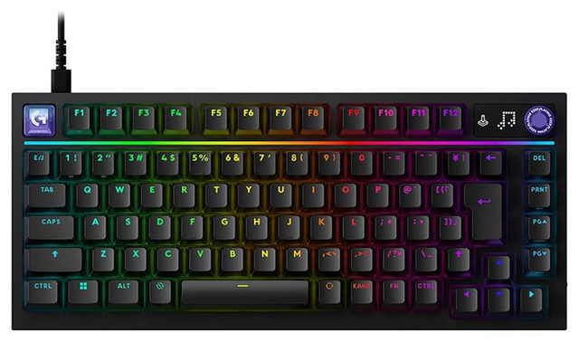 Logicool G316 X 75: компактная механическая клавиатура с экраном и горячей заменой переключателей