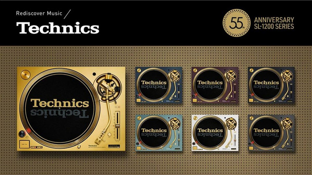 Technics отметила 55-летие SL-1200 семью лимитированными проигрывателями Gold Edition