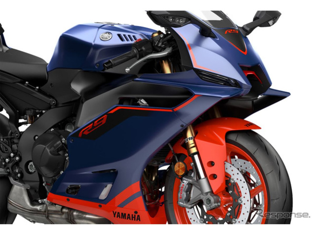 Yamaha добавила YZF-R9 яркую расцветку с алыми колёсами