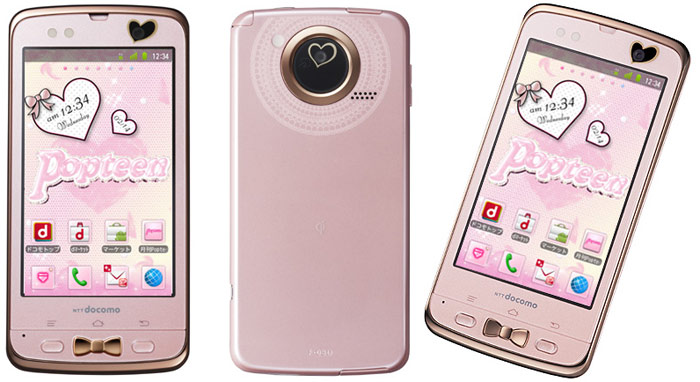 японские телефоны Fujitsu F-03D Girls