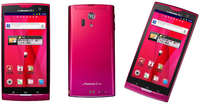 японские телефоны Fujitsu Arrows X LTE F-05D