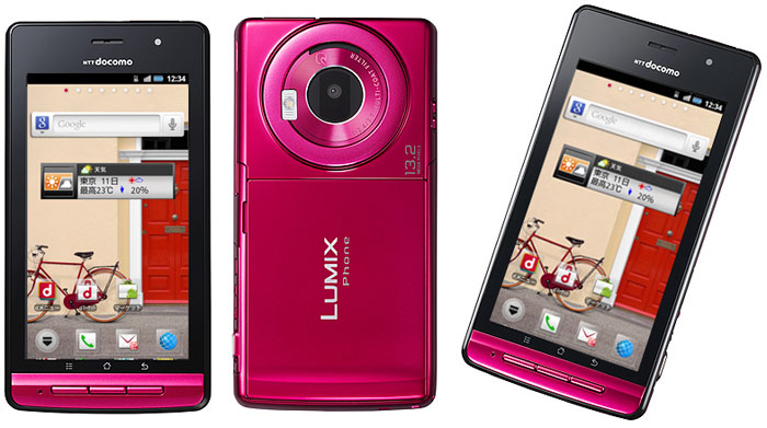 японские телефоны Panasonic P-02D Lumix Phone