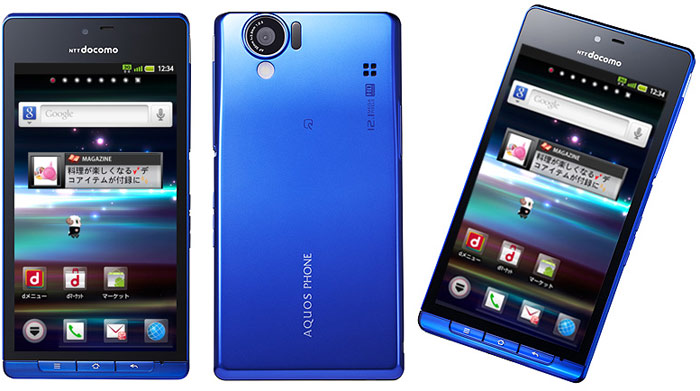 японские телефоны Sharp Docomo SH-01D Aquos Phone