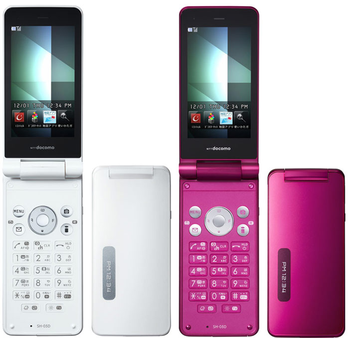 японские телефоны Sharp Docomo SH-05D