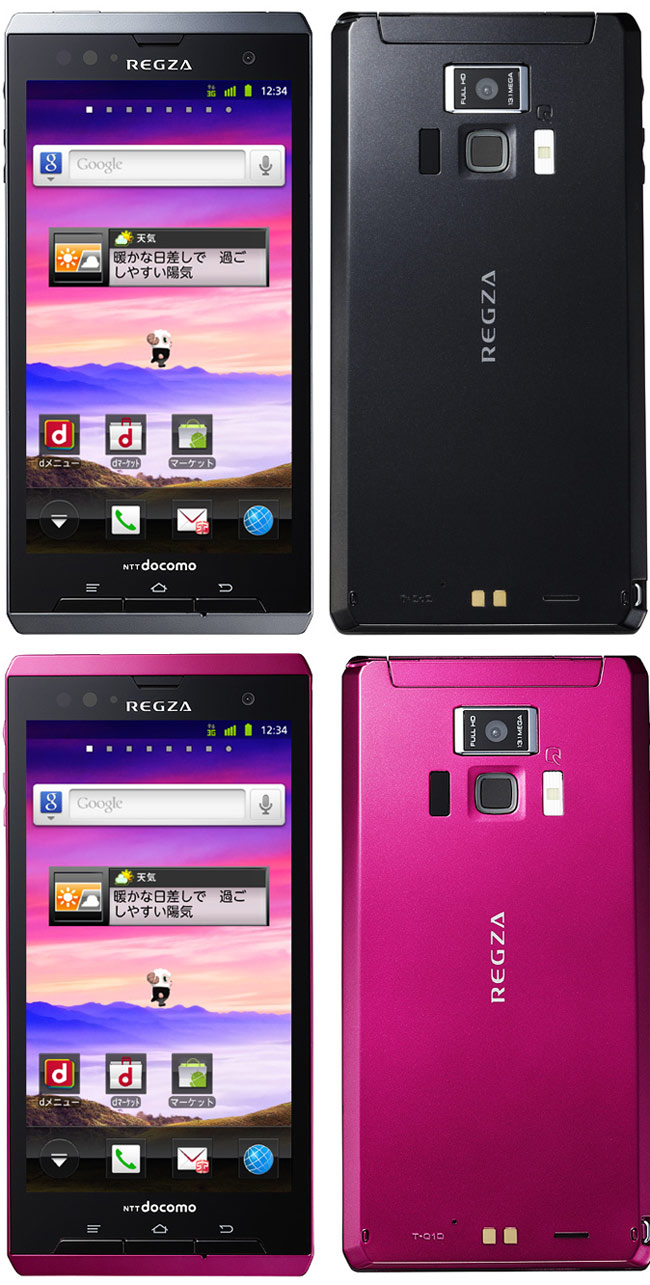 японские телефоны Toshiba Regza Phone T-01D