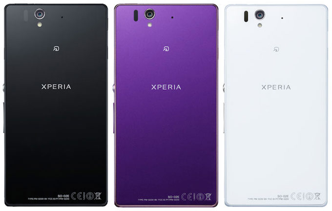 японский смартфон Sony Docomo SO-02E Xperia Z японский смартфон Sony Docomo SO-02E Xperia Z
