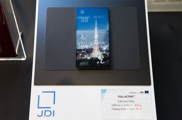 Full Active дисплей JDI в смартфоне Xiaomi Mi Mix2